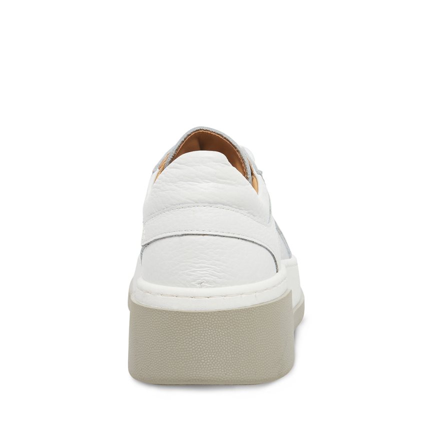 Zapatillas Steve Madden Joey Mujer Blancas Plateadas | ES KF8S2E